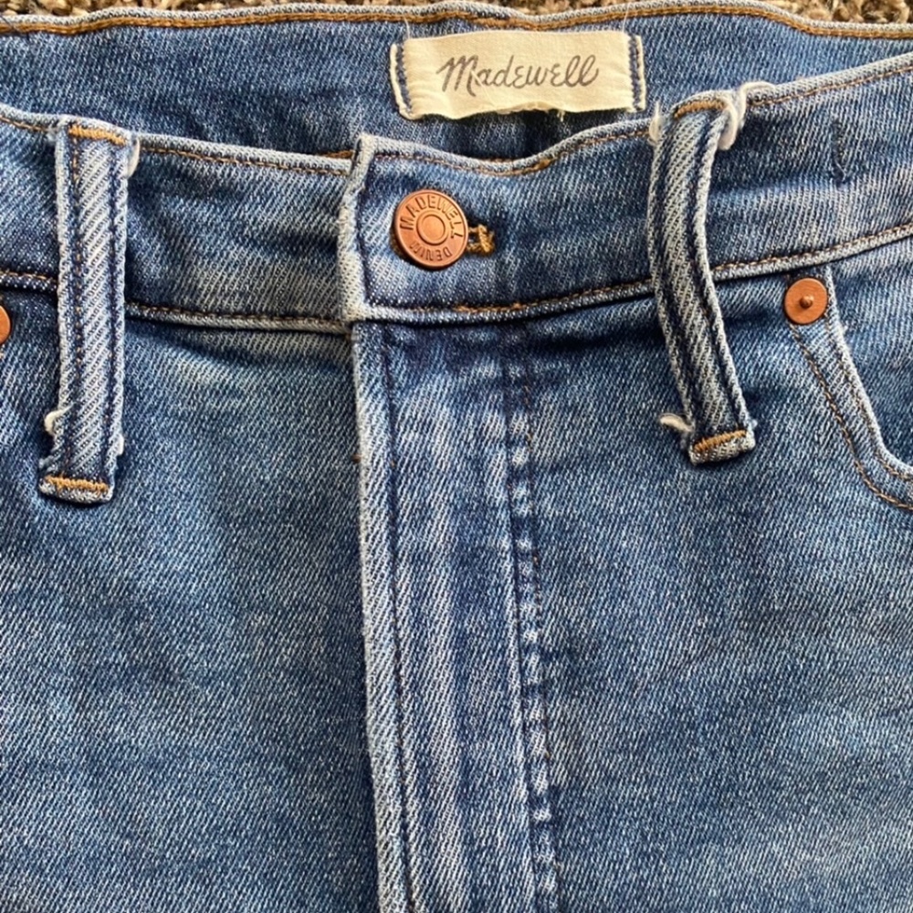 Madewell high-rise straight leg jeans size 31